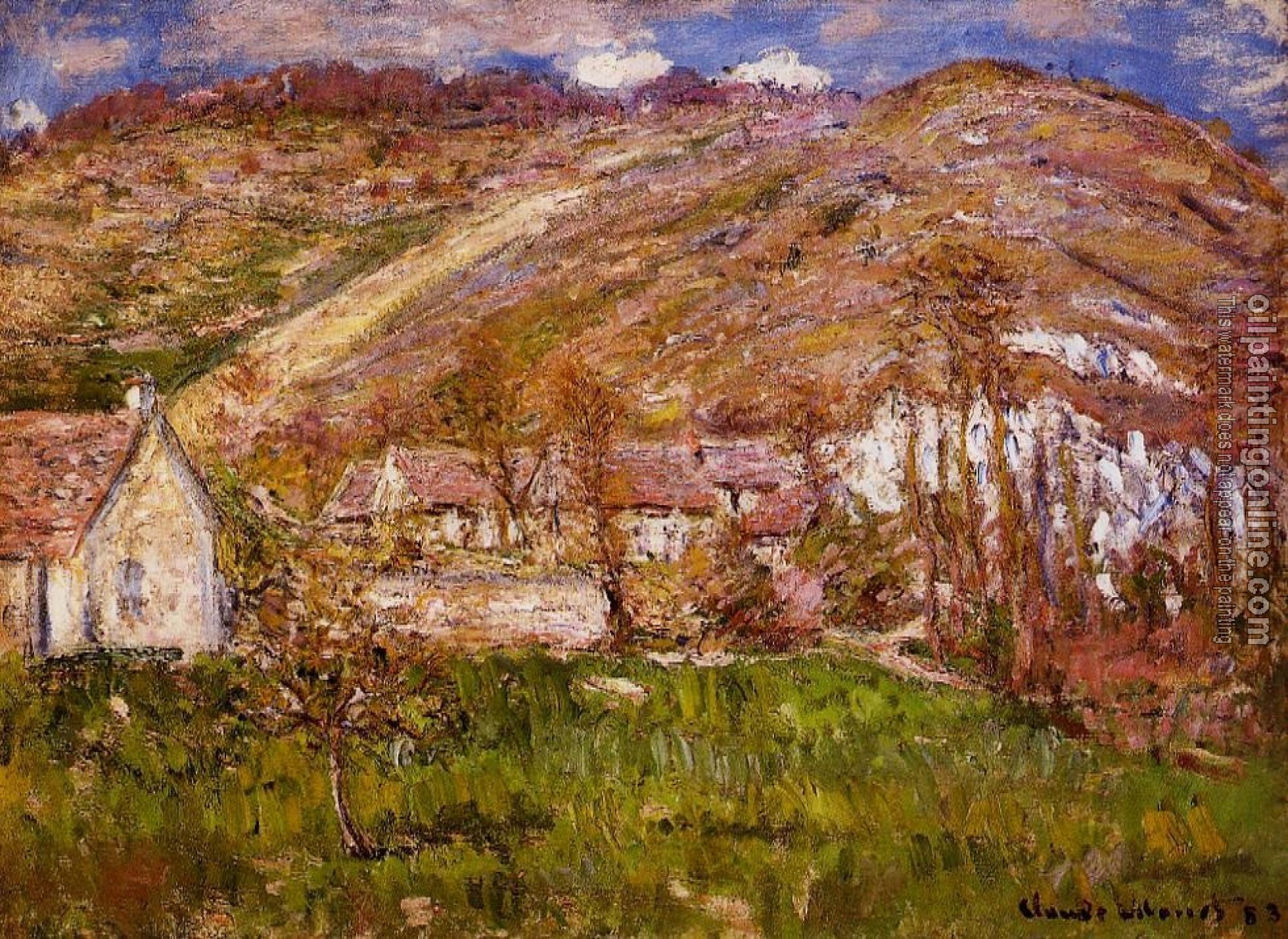 Monet, Claude Oscar - The Hamlet of Falaise, near Giverny